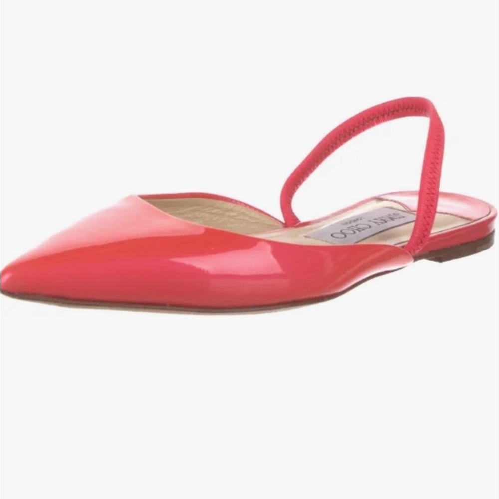 Jimmy Choo Women's Pink Slingback Flats